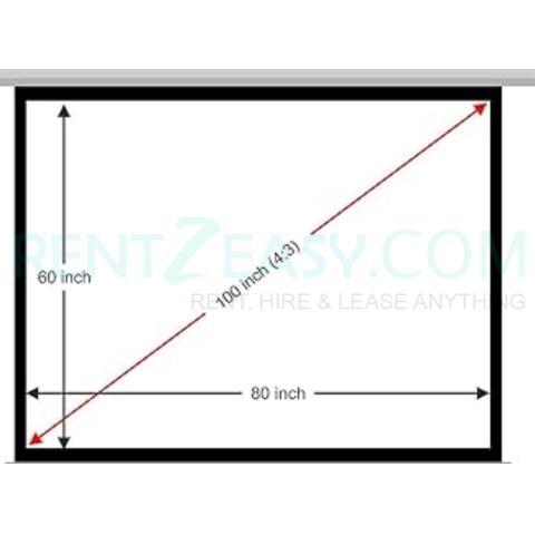 PROJECTOR & SCREEN ON HIRE  rent in 